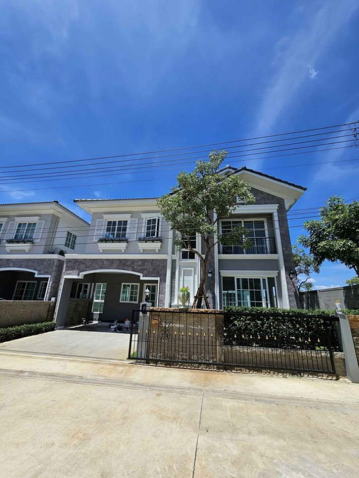RentHouse Single house for rent, partially furnished, Prestige Future - Rangsit.