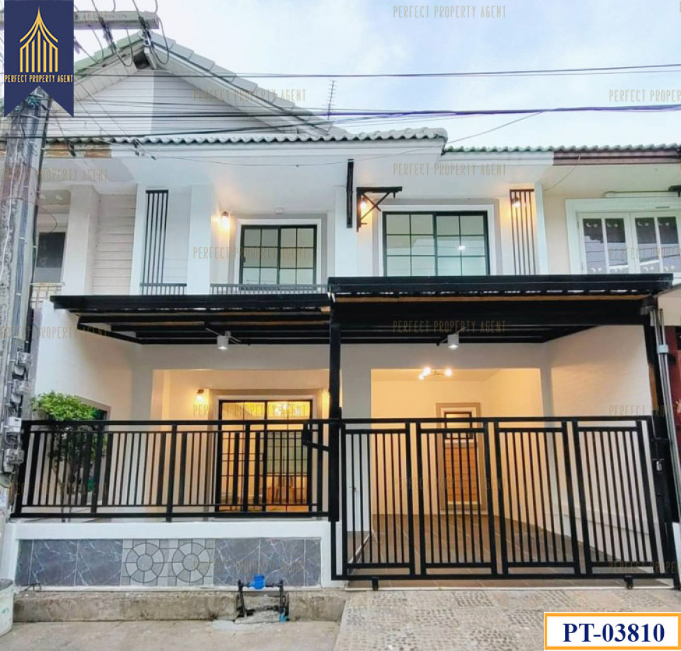 SaleHouse Townhouse for sale, Pruksa 12 Rangsit Khlong 3, Khlong Luang-Pathum Thani. Newly decorated, ready to move in