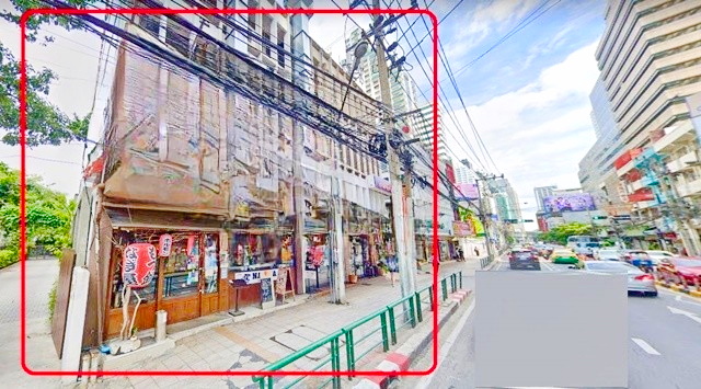 RentOffice หัวมุมติดถนน อโศก สุขุมวิท21 ให้เช่าอาคาร 4ชั้น  2 คูหา 460 ตรม. 