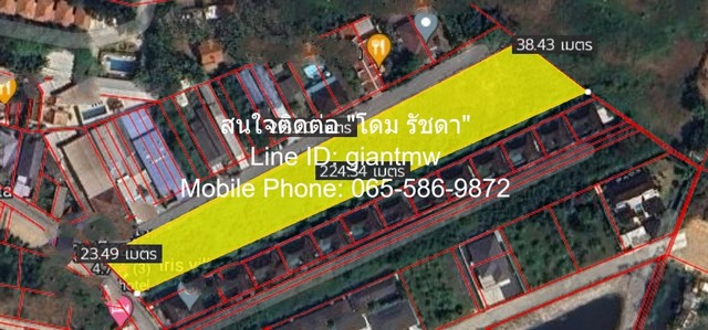 SaleLand ขายที่ดินติดถนน และลำรางสาธารณะ บ้านป่าหลาย อ.เมืองภูเก็ต 4-2-46.