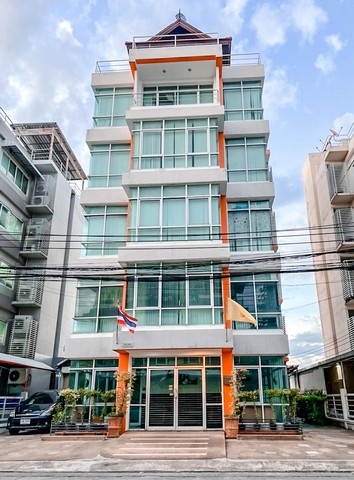 SaleOffice ขายอาคาร 5 ชั้นย่านเลียบด่วน 655ตรม. มีลิฟท์ ถนนนวลจันทร์ ติดเลีย