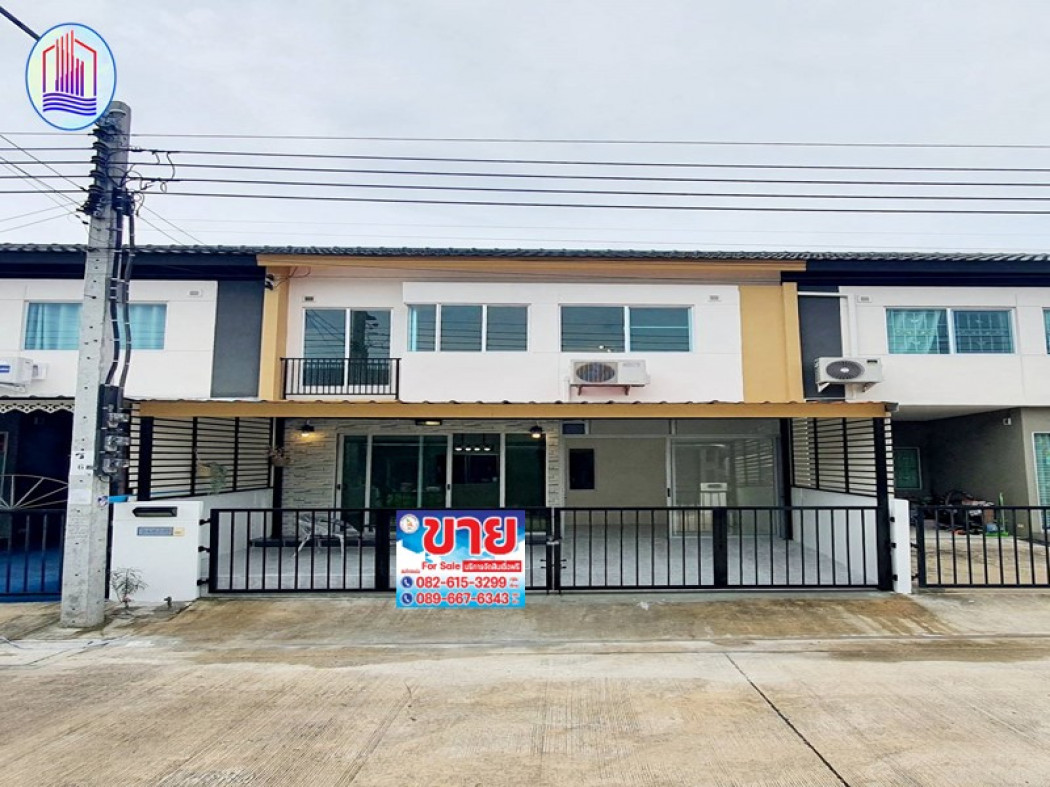 SaleHouse Townhome for sale, Pruksa Suksawat. 128 Wat Yai, Nai Khlong Bang Pla Kot Subdistrict. Phra Samut Chedi District, Samut Prakan, 86 sq m, 17.9 sq m.