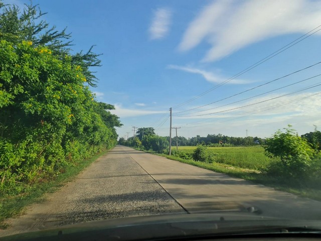 ขายที่ดิน เข้าพรรษาหาทรัพย์ดีประดับบารมี   ที่ติดถนนคอนกรีต ต.อ.มหาราช อยุธ