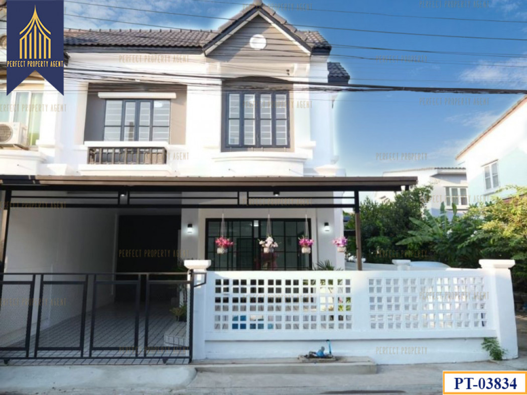 SaleHouse For sale: Busarin Village, corner house, Bang Bua Thong, newly decorated, 31.5 sq m.