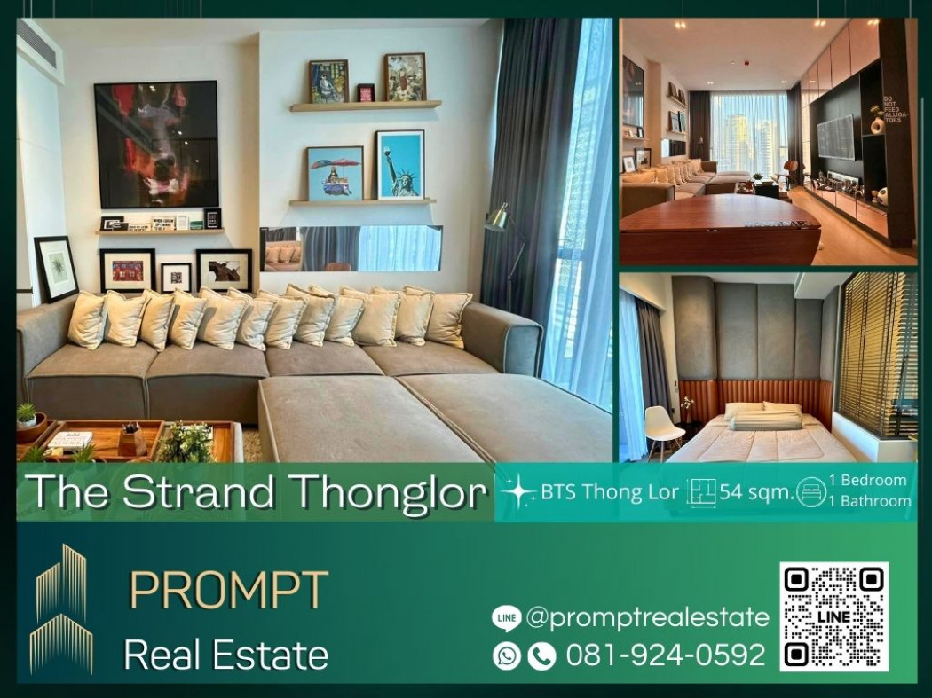 ST12389 - The Strand Thonglor - 54 sqm - BTS Thong Lor - BTS Ekkamai - Samitivej Sukhumvit Hospital