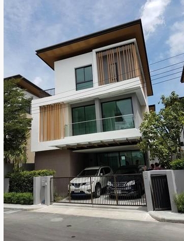 RentHouse ให้เช่า บ้านเดี่ยว 3ชั้น โครงการ AQ Arbor สวนหลวง ร.9 