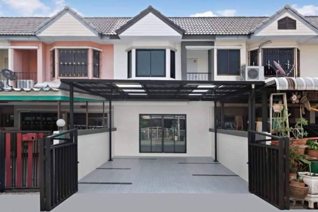 SaleHouse Townhome for sale, Baan Pimonkan, 140 sq m, 21 sq m, Chaengwattana – along Khlong Prapa.