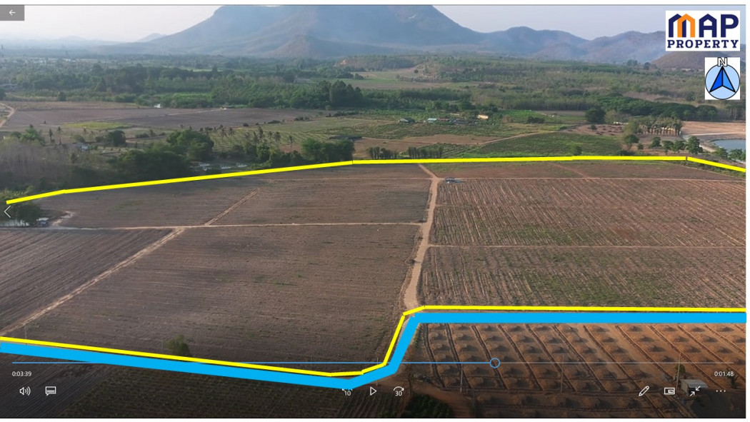 SaleLand Land for sale, beautiful hilly area. There are mountain views all around - 114 rai 1 ngan 7 sq m.