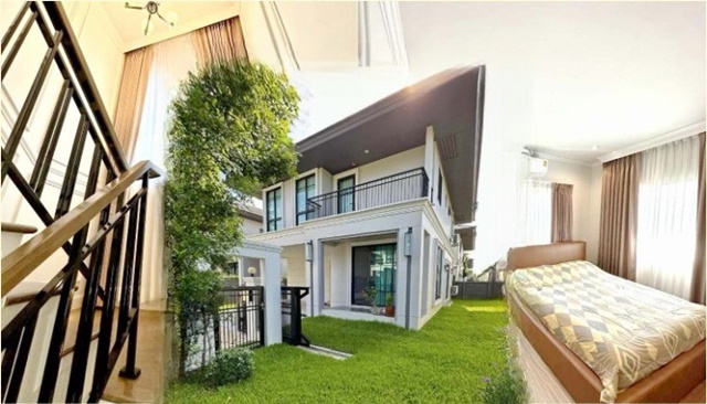 RentHouse พัฒนาการ-อ่อนนุช ให้เช่าบ้านหรู  2 ชั้น 4นอน 3น้ำ ประเวศ 65 ตรว. 