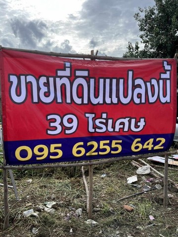 ขายที่ดิน ลำลูกกาคลอง 4 ถนนไสวประชาราษฎร์ ขนาด 39 ไร่ 2 งาน 55 ตา