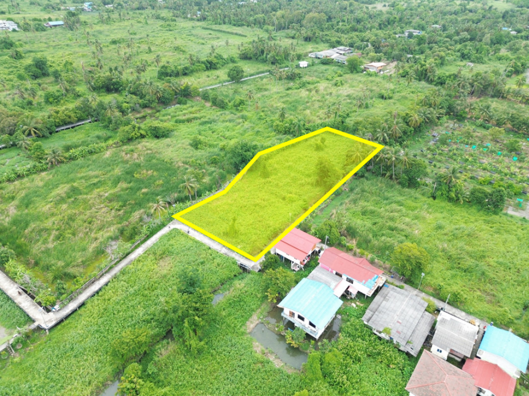 SaleLand Land for sale, Koh Kret, 2 rai 1 ngan 1 sq w, near the Chao Phraya River, ideal for vacation house , special price.