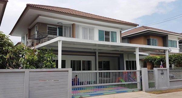 RentHouse ให้เช่าบ้านเดี่ยว 2 ชั้น หมู่บ้านเอโทล มัลดีฟส์ ปาล์ม บางนา วงแหว