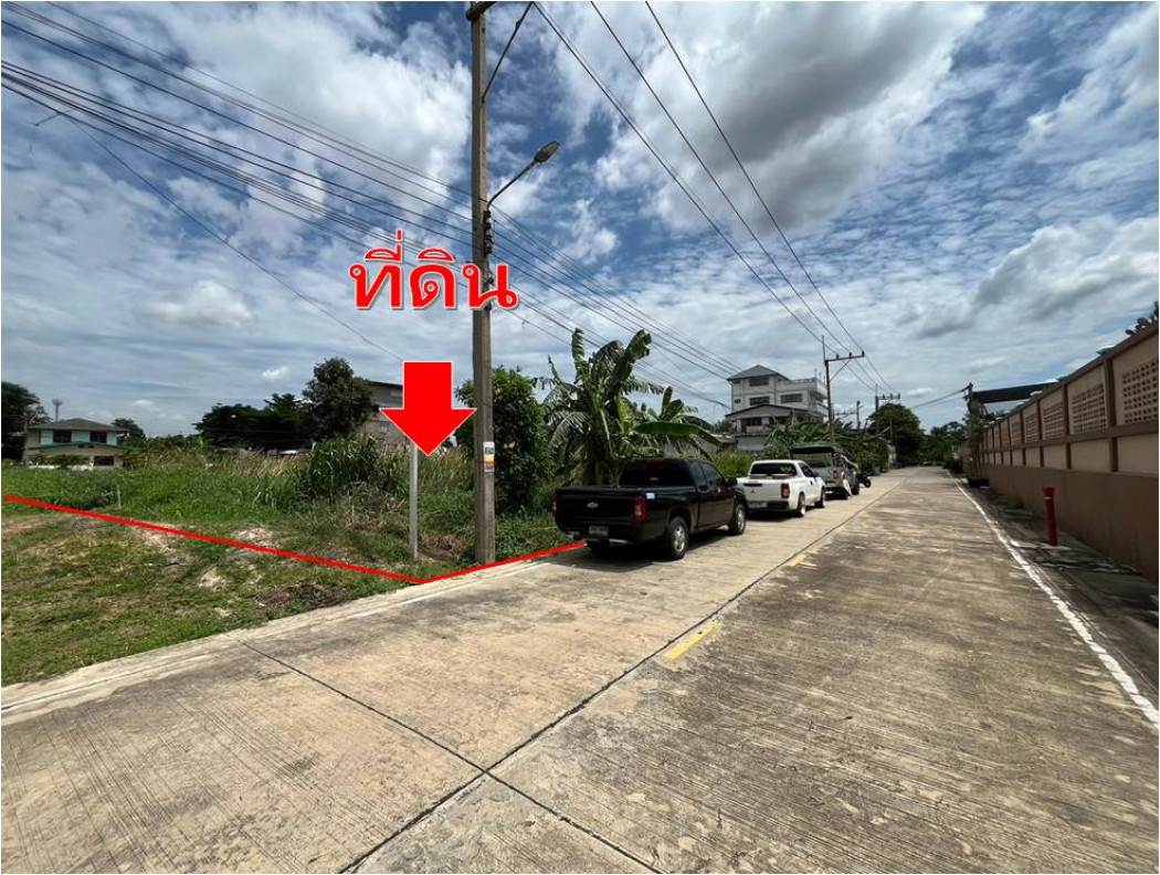 SaleLand Vacant land for sale 1 rai 16 sq m. Soi Suan Utsaha 2 (Rangsit-Nakhon Nayok 77), Thanyaburi District, Pathum Thani, beautiful plot.