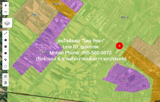 ขายที่ดิน ขายที่ดินเปล่า (ราคาประเมินกรมธนารักษ์) ติด ถ.สุวินทวงศ์ 35-3-12 