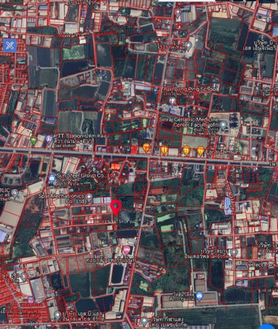 SaleLand ขายที่ดิน ต.นาดี อ.เมือง จ.สมุทรสาคร 8 แปลง ผังสีชมพู