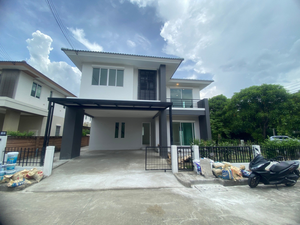 SaleHouse For sale: Single house, newly decorated, Habitia Bangyai, 187 sq m, 68 sq wa, corner house