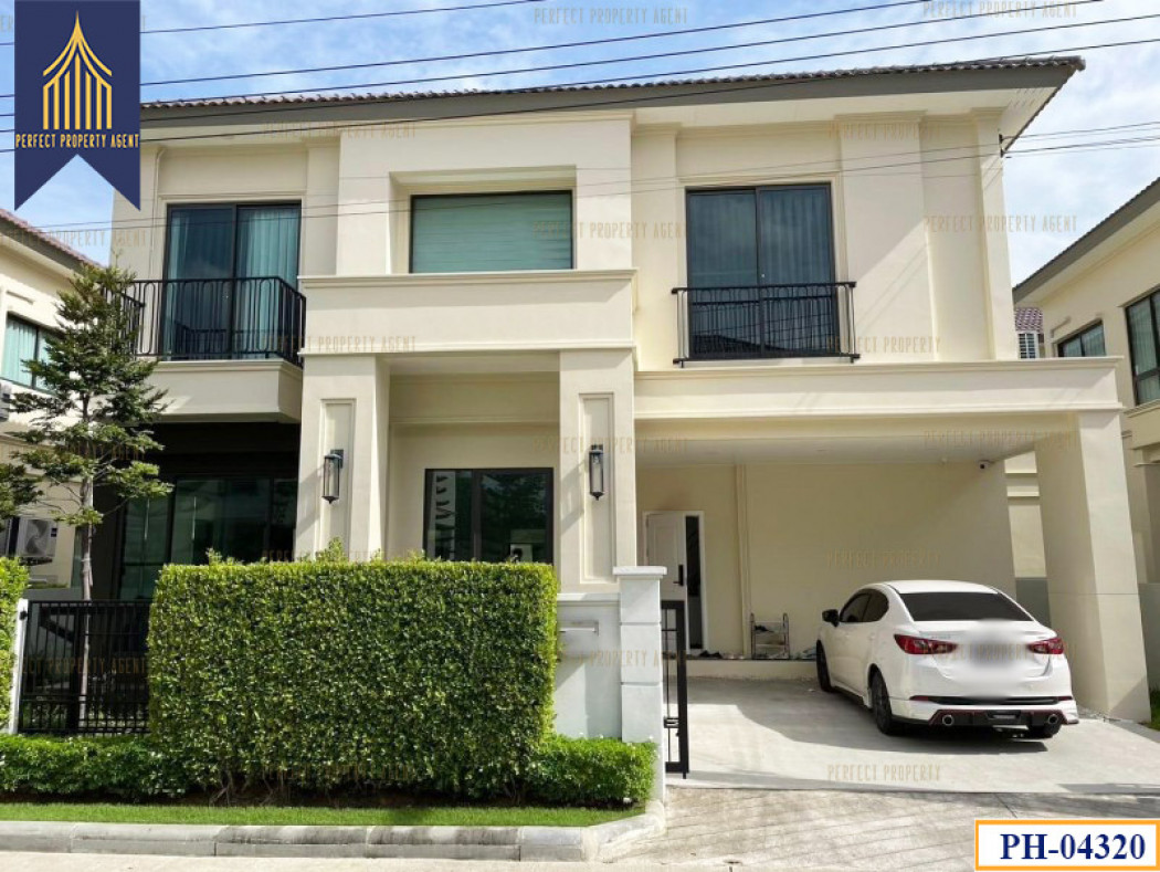 SaleHouse Single house for sale, Neory Residence Bangna-Theparak, beautiful house ready to move in