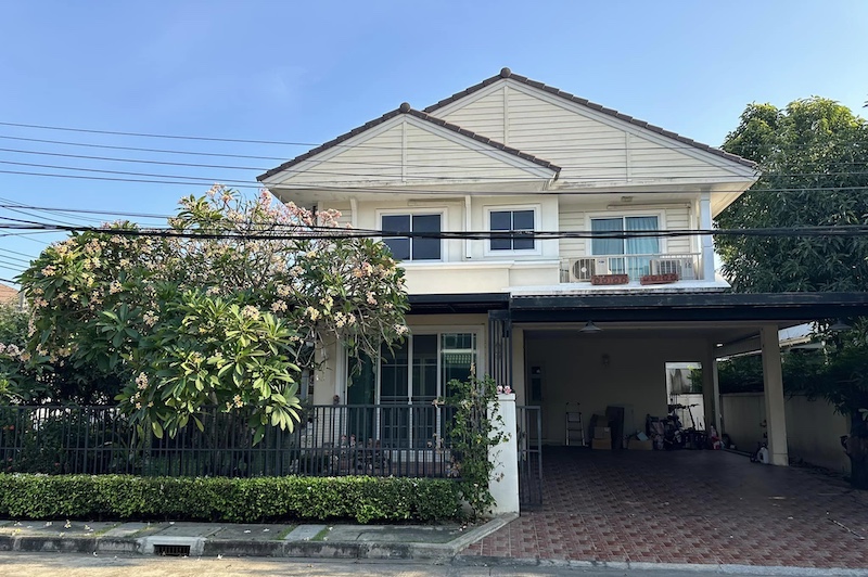 SaleHouse BS855 ขายบ้านเดี่ยว พฤกษ์ลดา 2 ท่าข้าม-พระราม2 บ้านเดี่ยวมือสอง