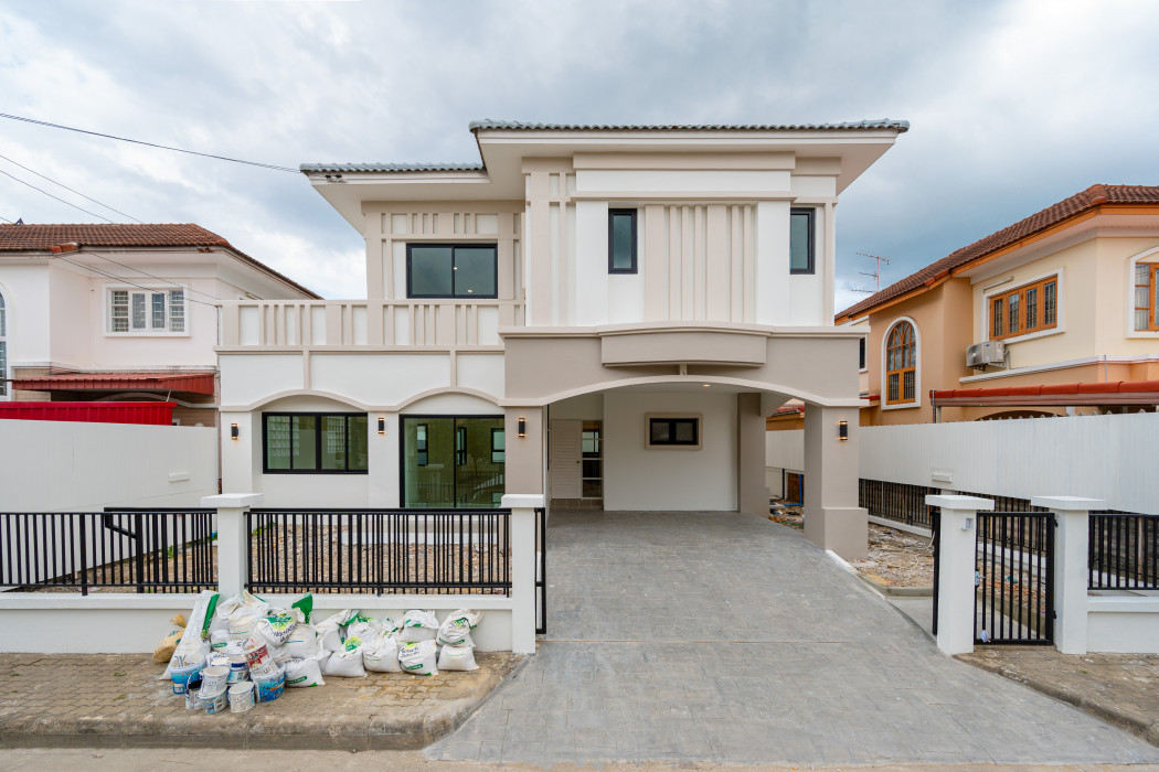 SaleHouse For sale: Single house, newly decorated, Baan Sasithorn Bang Bon 3, 249 sq m, 56 sq wa, ready to move in