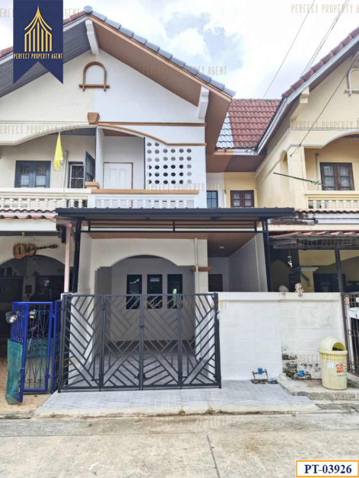 SaleHouse Townhouse for sale, Phatcharat Khubon, Ram Intra, newly decorated, free transfer, 80 sq m, 17 sq wa