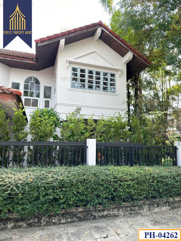 SaleHouse House for sale, Sammakorn Ramkhamhaeng 112, very shady garden house, 120 sq m.