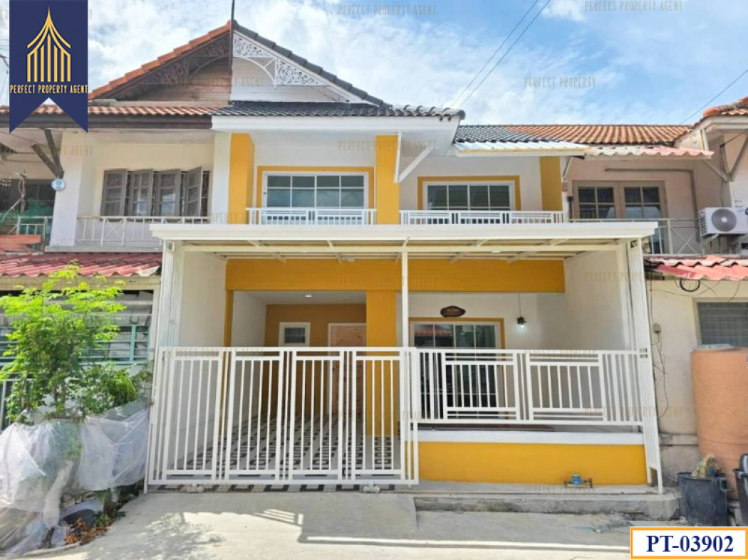 SaleHouse Townhouse for sale, Pruksa 3 Bang Kruat, Bang Bua Thong, newly renovated, ready to move in, 18 sq m.