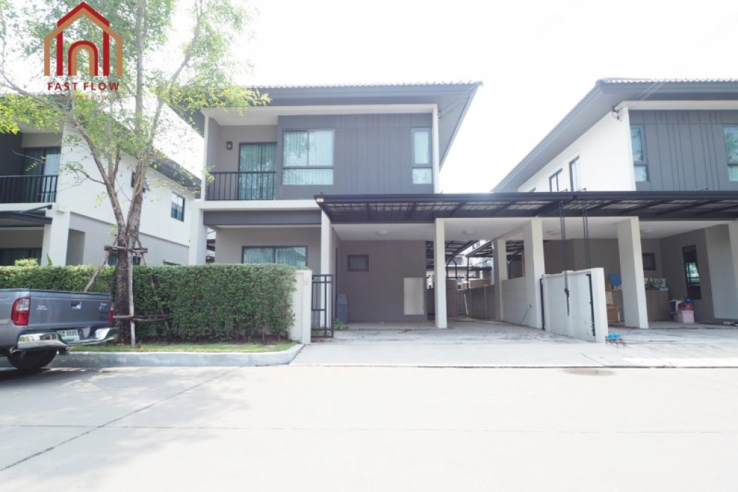 SaleHouse Semi-detached house for sale, Baan Klang Muang The Edition Rama 9 - On Nut, 125 sq m, 36 sq m.