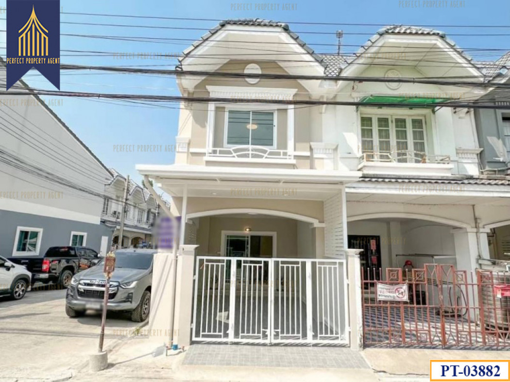 SaleHouse Townhouse for sale, Manawadi Exclusive, corner house, commercial location, Phimonrat, Bang Bua Thong, Nonthaburi, Ban Kluai Sai Noi