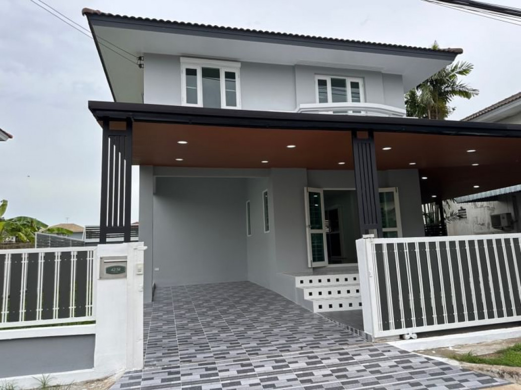 SaleHouse For sale: Single house, Baan Inglada, 250 sq m, 52.1 sq wa, Lam Luk Ka, Khlong 4, Sai Pracharat Road, main road, beautiful, ready to move in, full loan