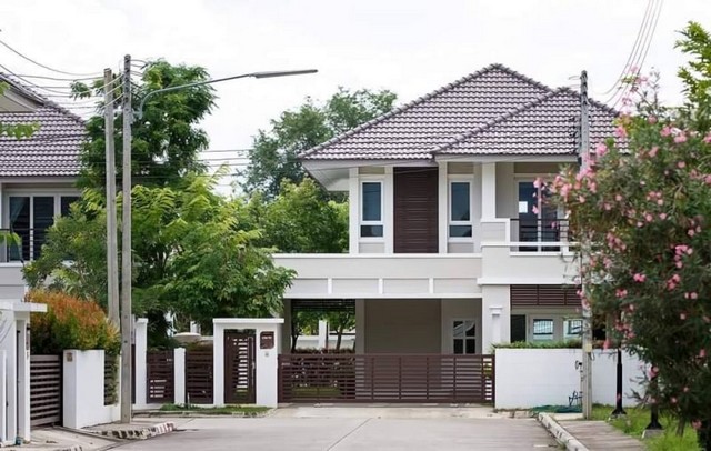 SaleHouse บ้านเดี่ยว 2 ชั้น สไตล์โมเดิร์น หมู่บ้านธาราคีรี โซนสุเทพ