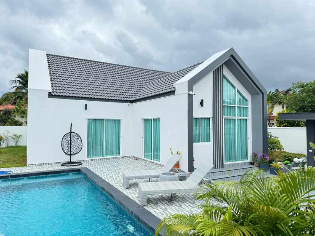 SaleHouse H400 Pool villa for sale, Mab Prachan Reservoir (Pattaya), 3 bedrooms, 4 bathrooms