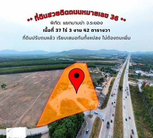 ขายที่ดินมาบข่า นิคมพัฒนา ระยอง 