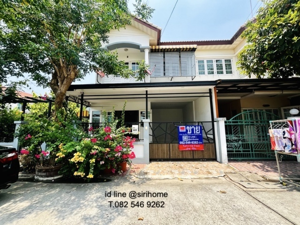 SaleHouse Townhouse for sale, Dream Place, Suan Phak, 44.7 sq m, end unit, lots of space, 3 bedrooms, 2 bathrooms, fully extended, newly renovated, ready to move in