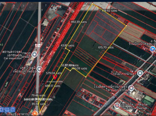 ขายที่ดินถนนบางกรวย-ไทรน้อย เนื้อที่ 85 ไร่ คลองขวาง ไทรน้อย นนทบ