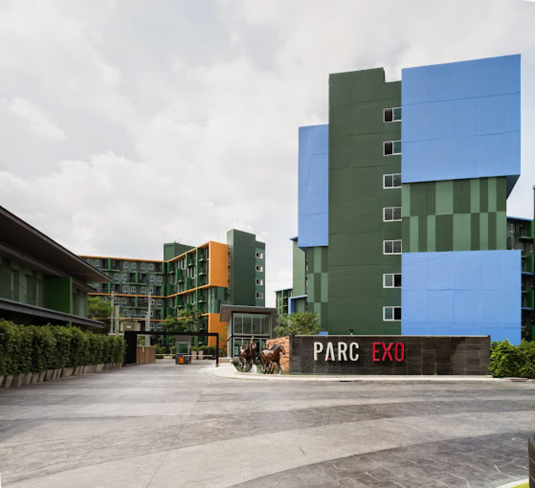 ขายคอนโดมิเนียม ขาย คอนโด ห้องมุมPARC EXO เกษตร-นวมินทร์ 33 ตรม. ฟิตเนต สระว่ายน้ำ เซเว่น ติดถนนใหญ่ พร้อมเฟอร์