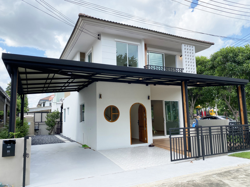 SaleHouse For sale: Single house, renovated throughout, The Trust Ville Watcharapol – Hathairat, 160 sq m, 52.4 sq wa, on Sai Mai Road