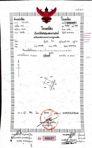 ขายที่ดินเปล่า บ้านหนองสิม ตำบล หนองสิม อำเภอ บรบือ จังหวัดมหาสาร