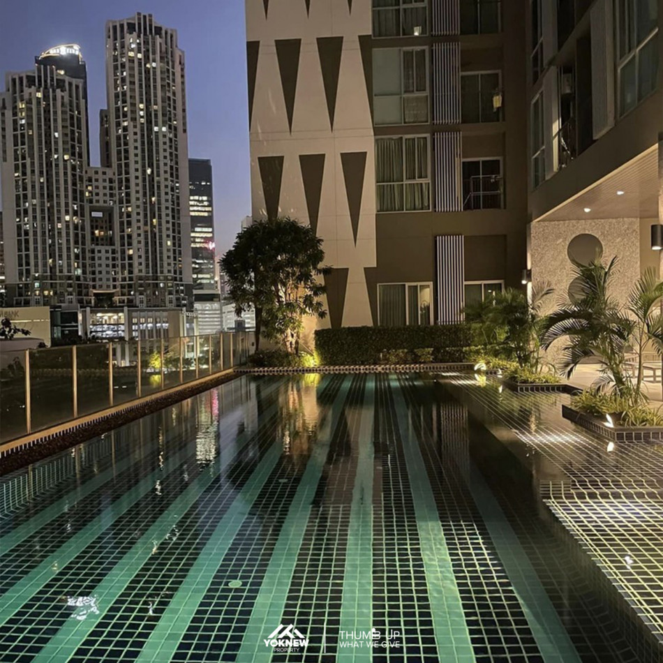 ขายคอนโดมิเนียม คอนโด Noble Revolve Ratchada 2 ห้องตกแต่งเฟอร์นิเจอร์ครบครัน Fully Furnished