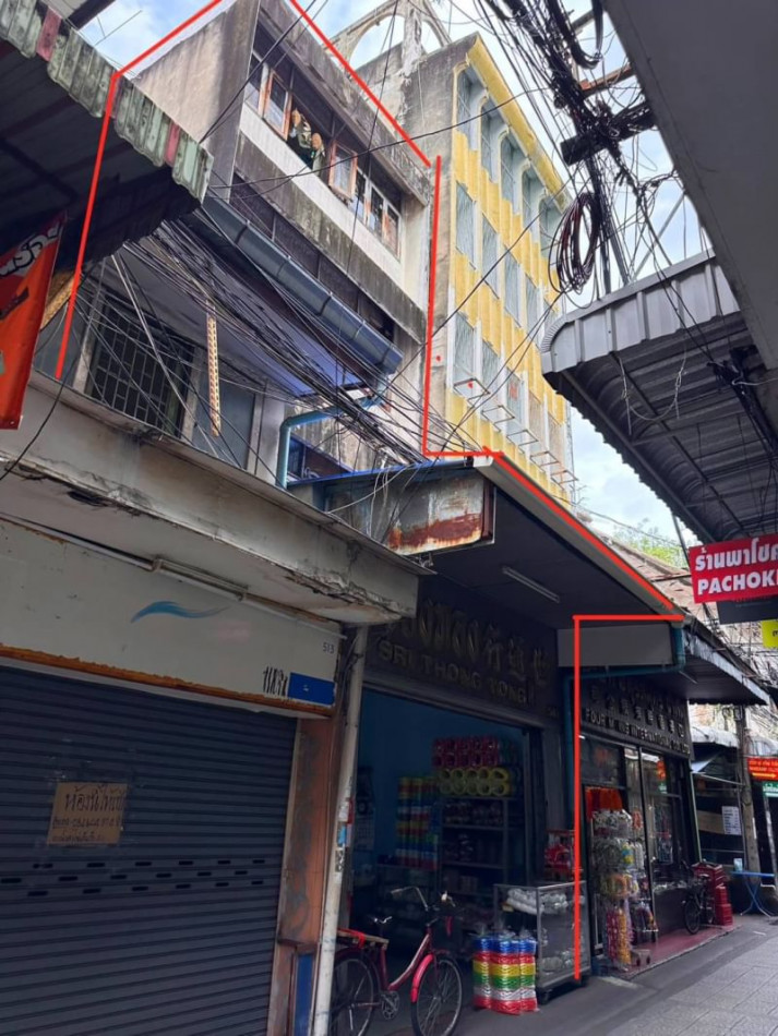 SaleOffice For sale: Commercial building in the heart of the city, Sampeng building, 350 sq m, 25 sq wa, business area