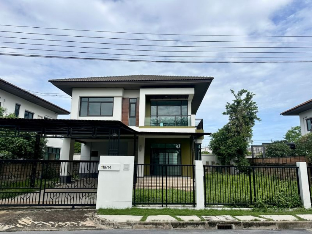 SaleHouse Single house for sale, large area, Saransiri Phahon Yothin - Sai Mai, 190 sq m, 90.9 sq wa, no houses in front of the house