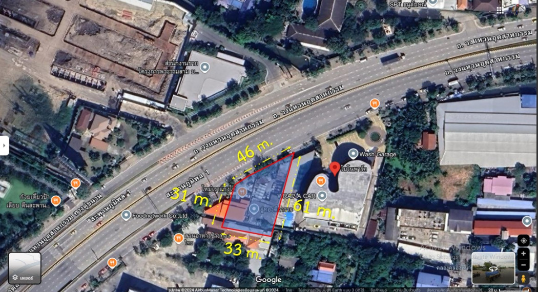 SaleLand Land for sale, Rama 3, next to the Industrial Ring Road, size 3 ngan 75.1 sq w, entrance to Bhumibol Bridge