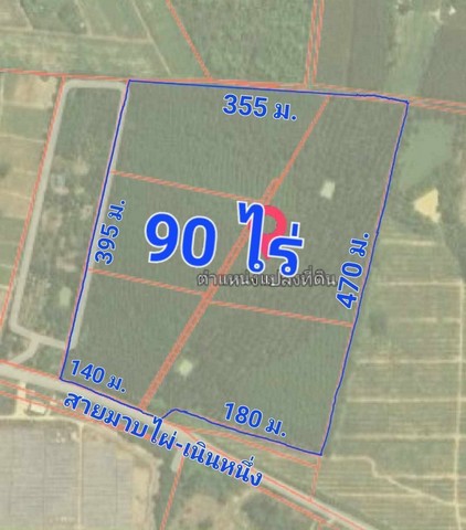 ขายที่ดิน ขายที่ดินบ้านบึง 90 ไร่ ผังสีเหลืองeec ต.หนองอิรุณ อ.บ้านบึง จ.ชล