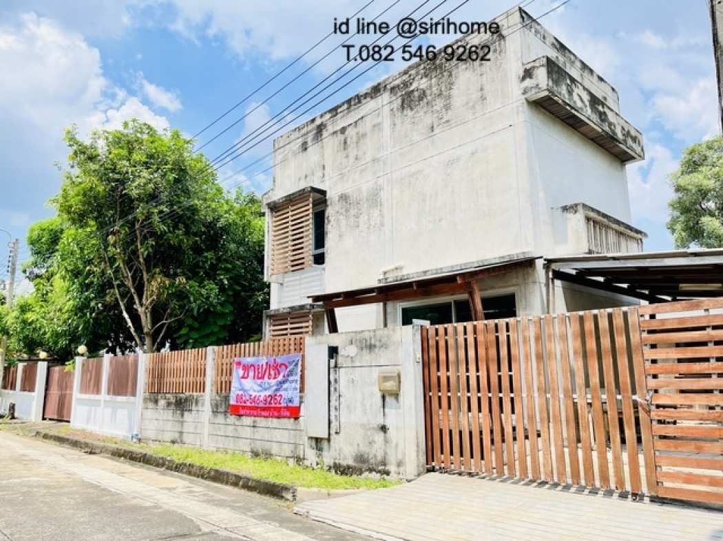 RentHouse Single house for rent, Chaiyaphruek, Wat Lat Pla Duk, 60 sq m, 2 bedrooms, 3 bathrooms, self-built loft-style house, 2 houses next to each other