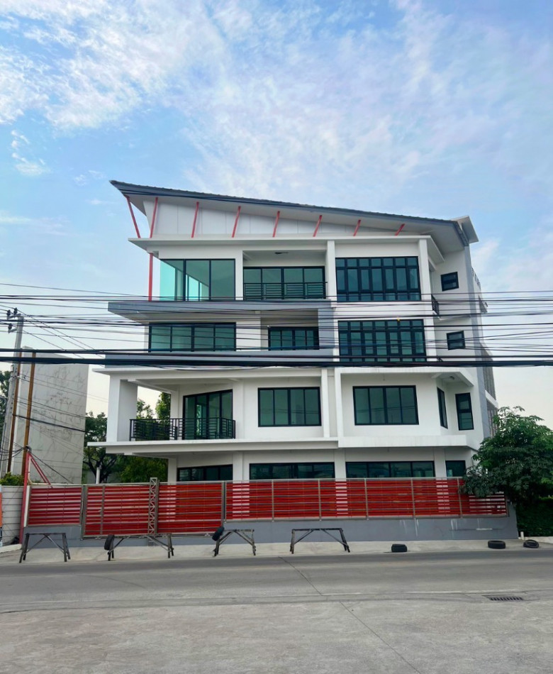 RentOffice For rent: 5-storey home office with elevator, located in a good location, on the main road, Tambon Wat Chalo, Bang Kruai-Nonthaburi