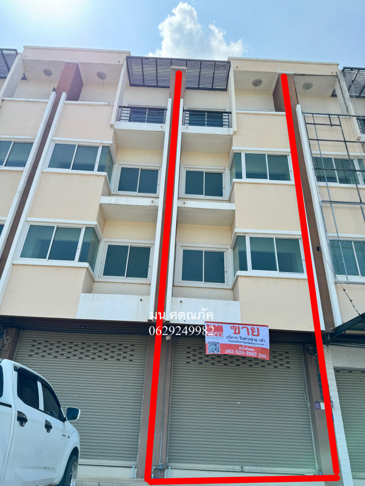 SaleOffice Commercial building for sale, 4 floors, on Siharat Decho Road, Mueang District, Phitsanulok