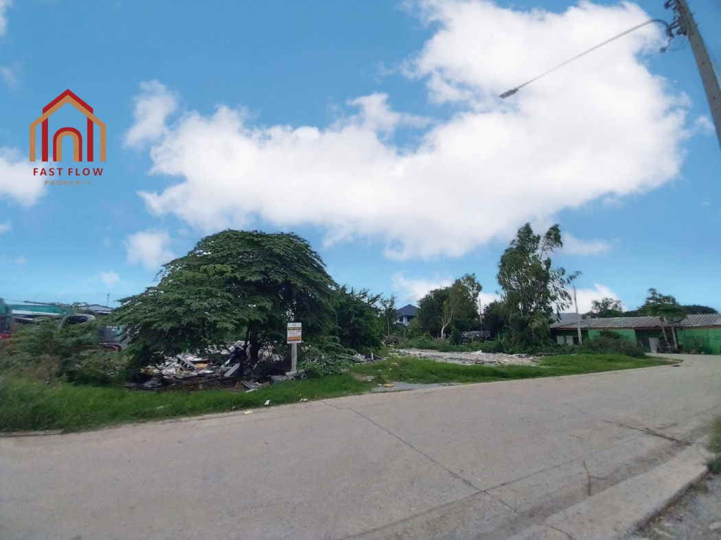 SaleLand Land for sale, Soi Wat Nong Prong 2, corner plot, 3 rai 2 ngan 44.7 sq m, with land filling service to the same height as the road.