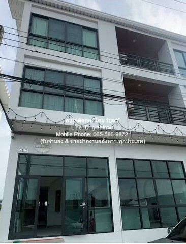 SaleHouse ขายอาคารพาณิชย์ 3 ชั้น พร้อมอยู่ (ห้องมุม) 36 ตร.ว. หลัง มศว.องคร