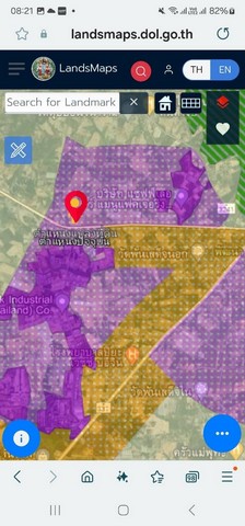 ขายที่ดินบ่อวิน 85ไร่ ติดถนน 331 ผังที่ดินสีม่วงลาย  ศรีราชา