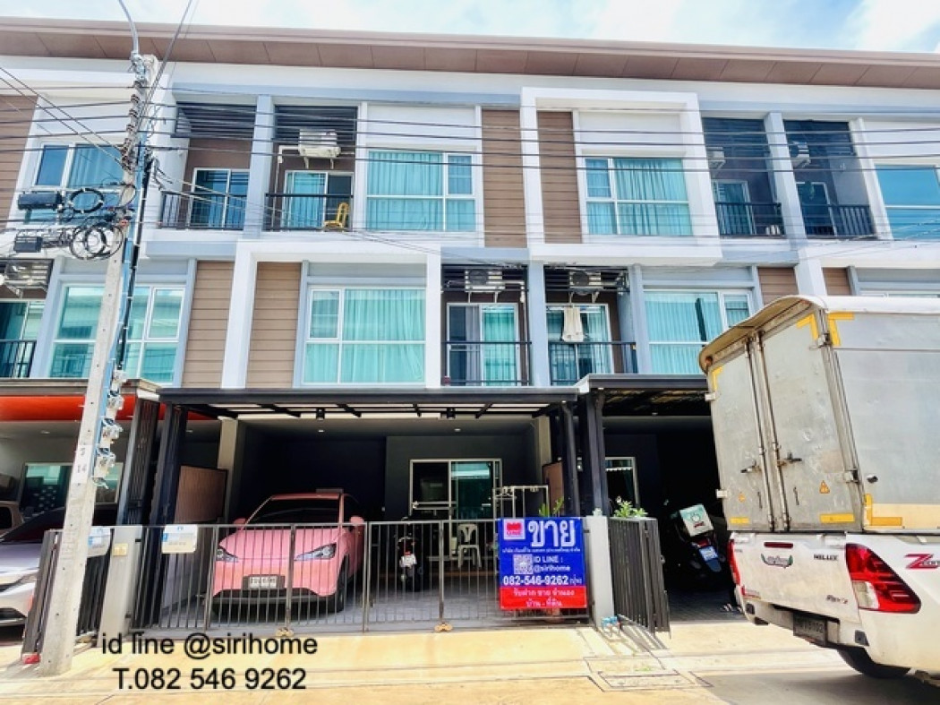 SaleHouse For sale: Lumpini Town Park Tha Kham-Rama 2, 3-storey townhouse, best price in the project, near Central Rama 2