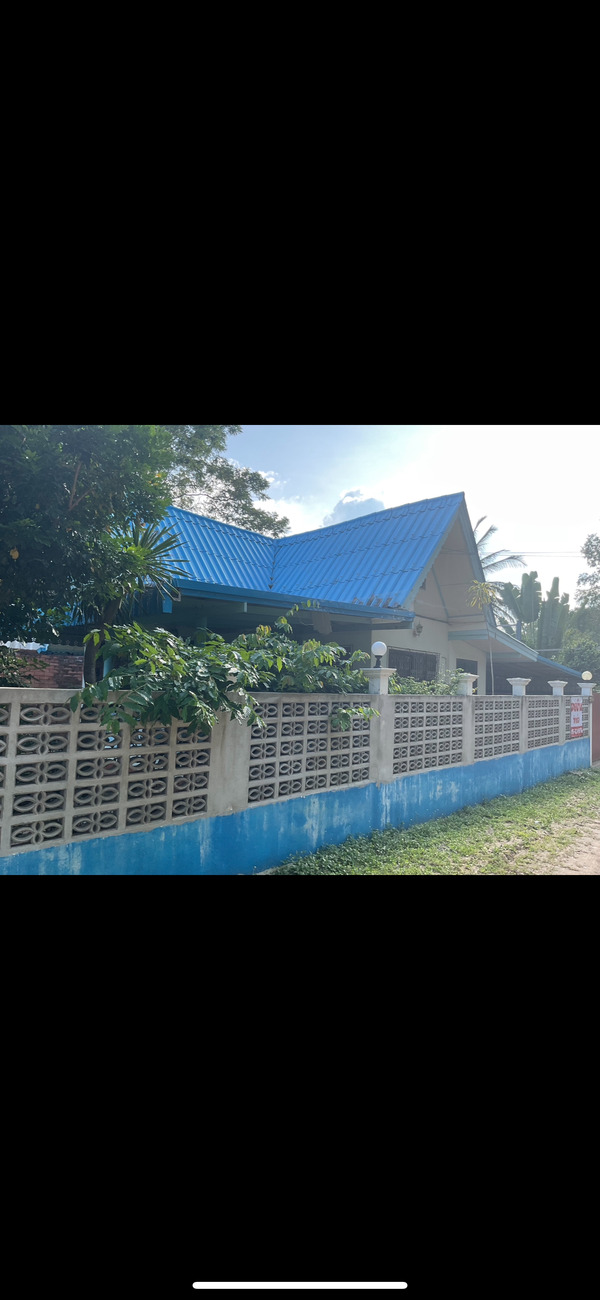 ขายบ้านเดี่ยวพร้อมที่ดินติดหาดส่วนตัว หาดหาดกว้างสวย หาดบ้านกรูด 